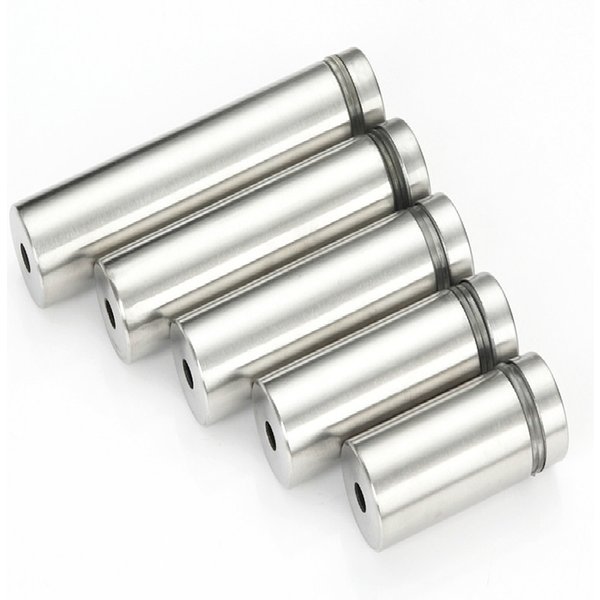 10PCS Glass Fasteners 12mm Stainless Steel Acrylic Advertisement Standoffs Pin Nails Billboard Fixing Screws Hardware