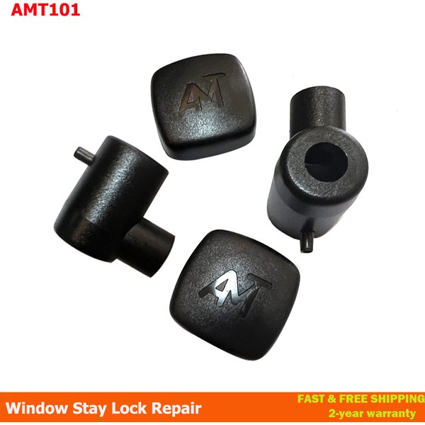 Serrure de réparation pour fenêtre de caravane, noire, AMT101, accessoires automobiles