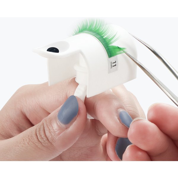 Wimpernverlängerungswerkzeuge U-Band Wimperngerät Streifen Kleber Wimpernhalter Ring mit Pfropfen Kleber Dropping Lash Makeup Tools