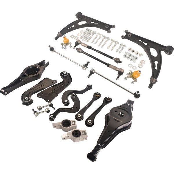 AP01 Vorder- und Hinterachs-Aufhängungsarm-Set für VW Golf 5 6 Audi A3 Q3 TT Lenkarm verstärkt 1K0505323H 1K0505323N 1K0505311S