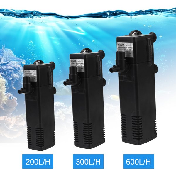 Low Level Wasser Schildkröte Tank Filter Aquarium Aquarium Sauerstoff Zunehmende Pumpe EU Stecker Tauch Wasser Filter Pumpe