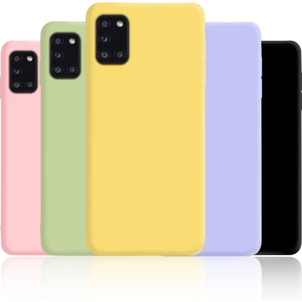 Coque de téléphone souple en Silicone liquide, étui arrière pour Samsung Galaxy A31 A41 A51 A71 A11 A21S A12 A22 A32 A42 A52 A72 4G 5G