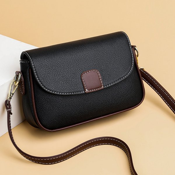Brand Design PU Leather Handbags Women Fashion Simple Crossbody Bags Ladies Luxury Advanced Sense Shoulder Bag