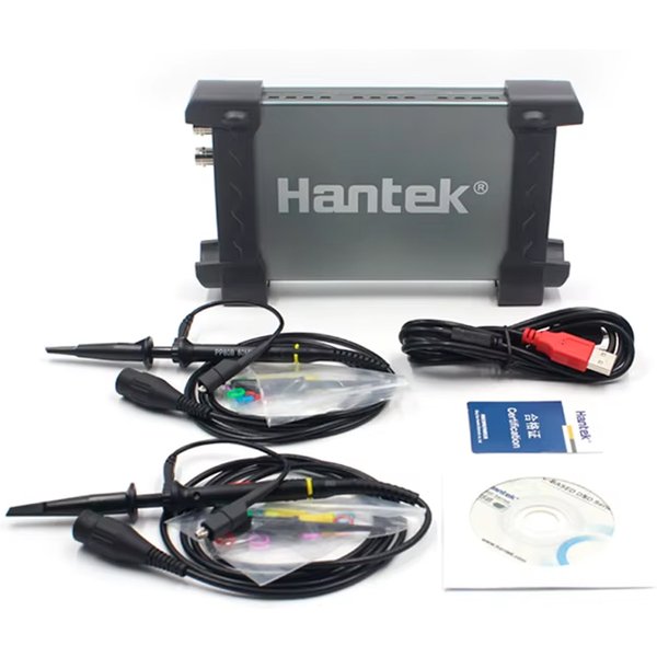 Hantek 6022BE Digitales Speicher-Virtual-Oszilloskop Laptop PC USB 2 Kanäle 20MHz Handgehaltenes Tragbares Oszilloskop