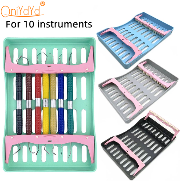Boîte de Stérilisation Dentaire pour 5/7/10 lèvent, 135 ℃, Autoclavable, Dentiste MatBR, 1 Pièce
