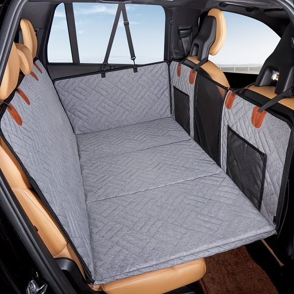 Housse de siège de voiture pour animaux de compagnie, housse de siège imperméable pour animaux, hamac anti-rayures, antidérapant, durable et doux, housses de siège arrière pour animaux.
