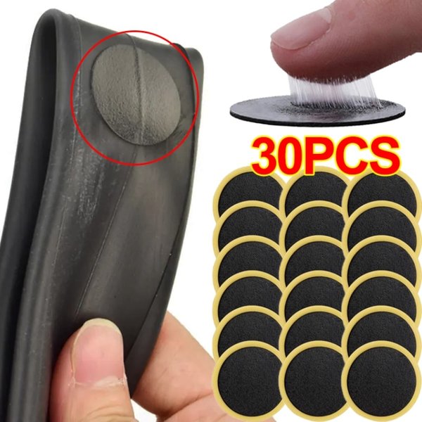 30/20/10PCS Fahrrad Kleber-freies Reifen Patches Werkzeug Schnelle Reparatur Reifen Schutz Patch Kleber Schnell trocknend Fahrrad Zubehör