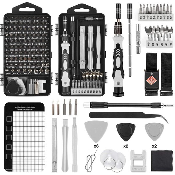 135/145 in 1 Präzisions-Schraubendreher-Set, Mini-Schraubenschlüssel-Ausdreher-Set für beschädigte Schrauben, für Uhren, Computer, Kamera. Perforieren usw