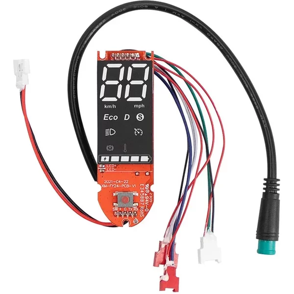 36V E-Scooter Dashboard Meter 7,2x2,3 cm Aluminium Display Instrument Mit 24,9 cm Linie Für Xiaomi Für m365/Pro Panel Ersetzen Teile
