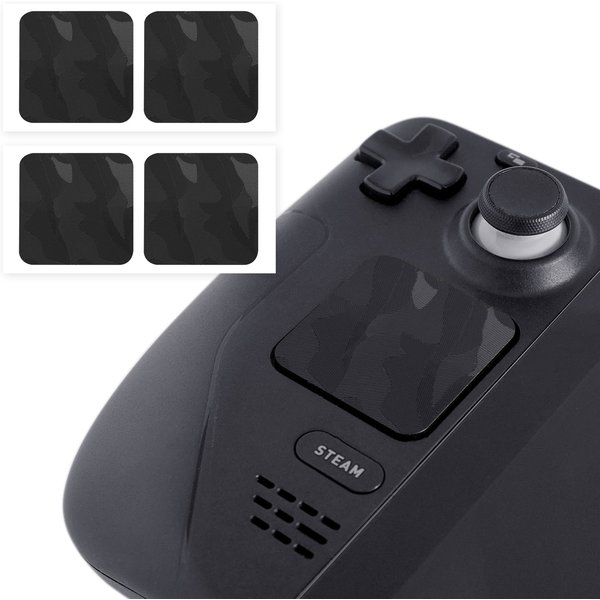 4 Stück TALONGAMES Touchpad-Aufkleber für Steam Deck / Steam Deck OLED-Version Verschleißfeste, kratzfeste Schutzaufkleber