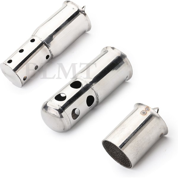60mm 51mm Universal Stainless Steel Motorcycle Exhaust Muffler DB Killer Silencer