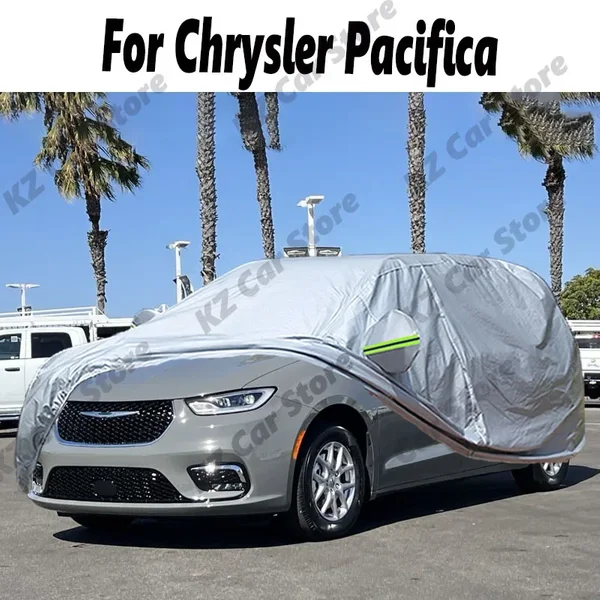 Zewnętrzna osłona samochodowa chroniąca przed słońcem, promieniowaniem UV, deszczem, śniegiem, lodem i kurzem, wodoodporna osłona MPV do Chrysler Pacifica 2017-2025