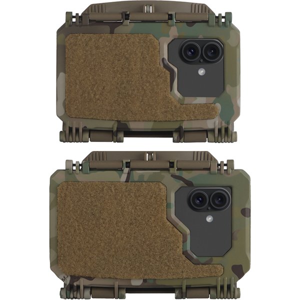 Taktische Telefon Fall Handy Admin Karte Navigation Halter MOLLE Weste Platte Träger Brust Schutz Box für Smartphone