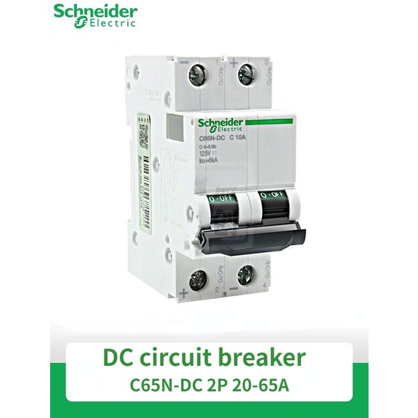 Schneider Electric C65N-DC Multi 9 A9 Air Switch 2P DC Miniature Circuit Breaker - 20A 25A 32A 40A 50A 63A