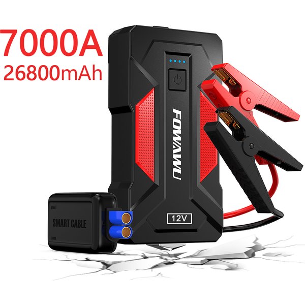 7000A 26800mAh Auto-Starthilfe, Starthilfegerät, Auto-Batterie-Starthilfe, Auto-Starter