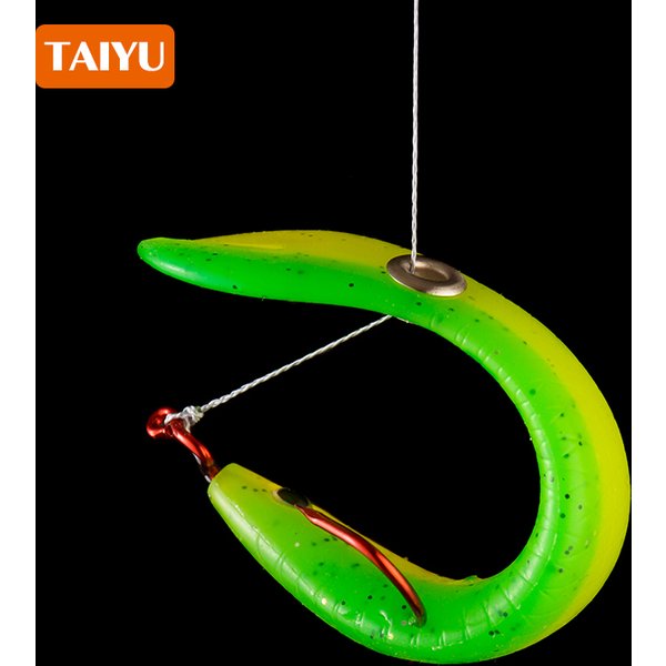 TAIYU 10 leurres de pêche rebondissants 2g 6g, appâts bioniques de type loche, leurres souples en silicone artificiel avec queue de simulation, 10 couleurs