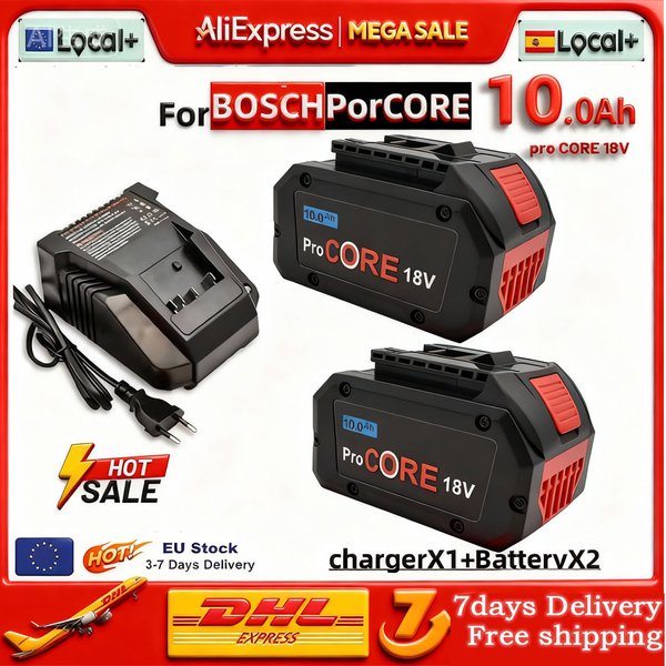 Für Bosch 18V 8,0AH 10,0AH 6,0AH Professionelles Akku-Werkzeug BAT609 GBA18V80 BAT618 21700 Akku ProCORE Ersatzakku