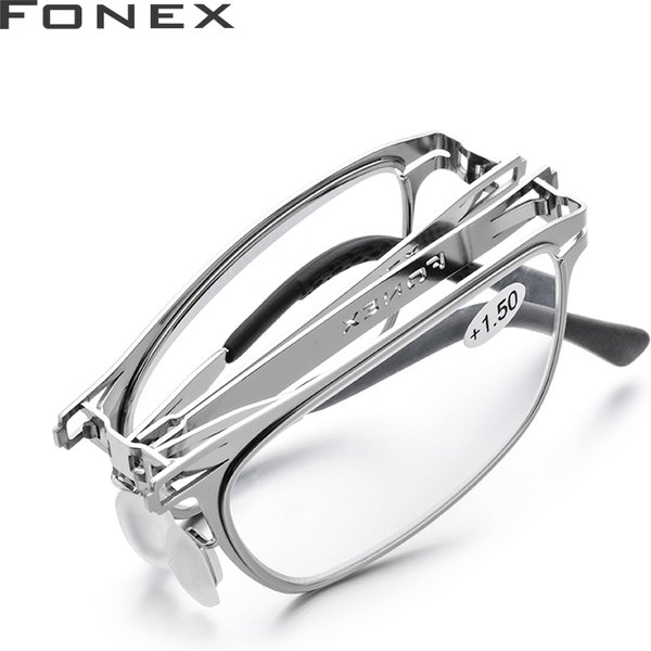 FONEX – lunettes de lecture pliables sans vis, de haute qualité, pour hommes et femmes, presbytes, hypermétropie, dioptrie, LH012