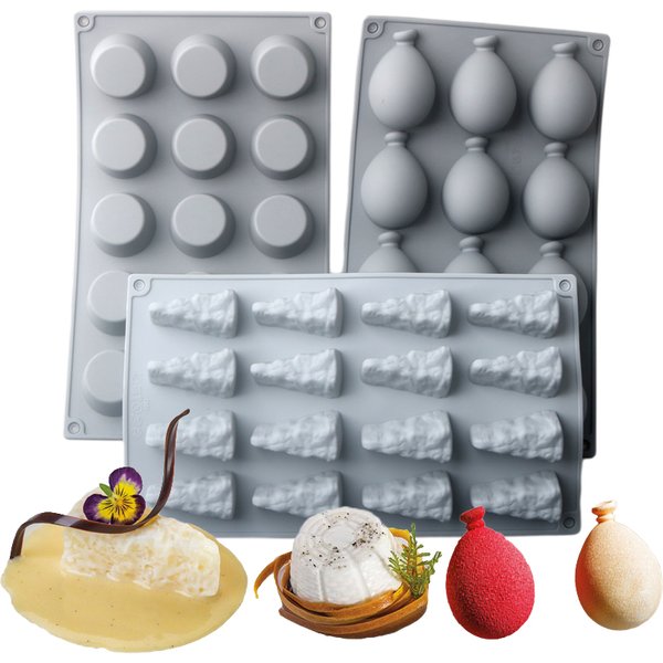 SHENHONG RICOTTA Mousse moules à gâteaux en forme de ballon moules à gâteaux en Silicone fromage au lactosérum Dessert outils de cuisson fournitures de cuisine