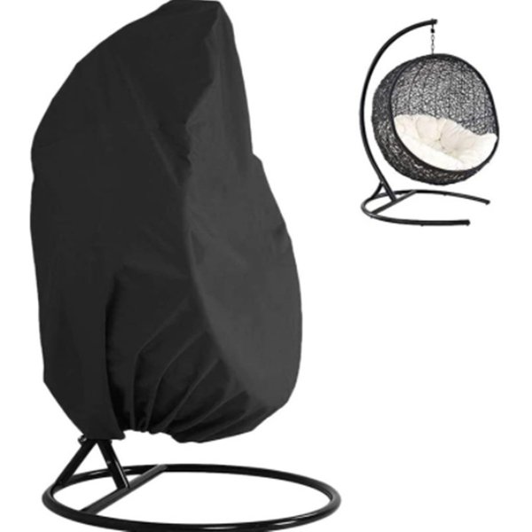 Outdoor Swing Hanging Chair Eggshell Dust Cover Polyester UV Protection Universal Cover Garden Waterproof Dust Cove