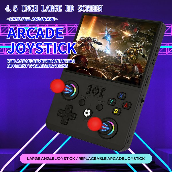 MAXⅡ 2026 Neueste 4,5 Zoll Retro Handheld-Spielekonsole 1024x768 IPS HD-Bildschirm Tragbares Open-Source-Linux-System mit 2*Joysticks