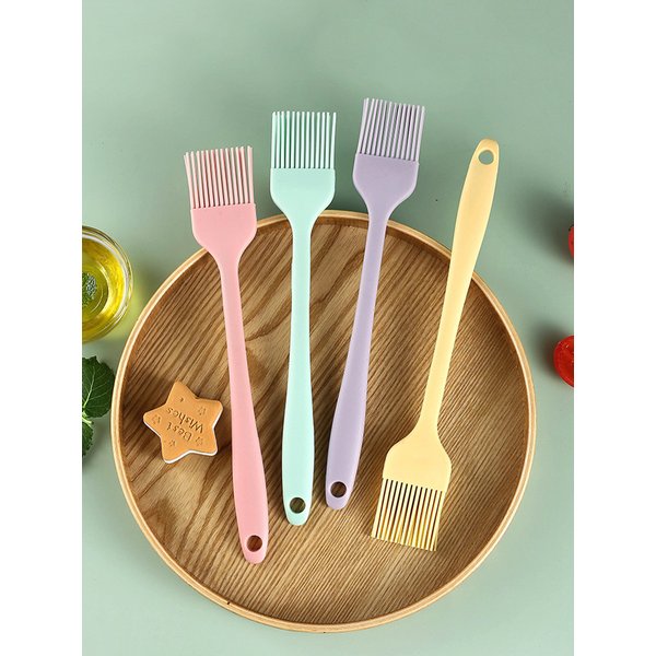 Ölpinsel aus lebensmittelechtem Silikon, hochtemperaturbeständig, Grillpinsel, Haushalt, Küche, Pfannkuchen, Ölen, Werkzeug