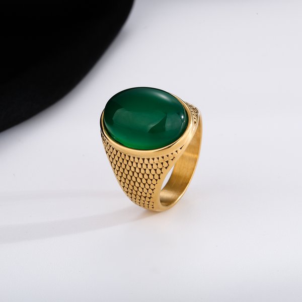 R3360 – bagues classiques en acier inoxydable 316L pour hommes, bijoux tendance de haute qualité