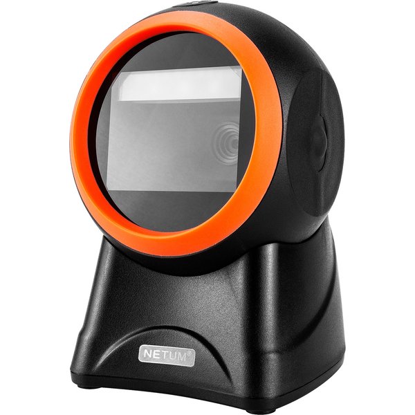 NETUM NT-2055 Desktop 2D Barcode Scanner, Omnidirectional Hands-Free Wired USB Big Barcode Reader 1D QR Screen Barcodes Scanning