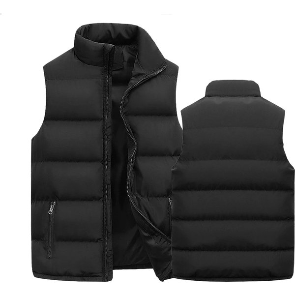 GlaJacket-Veste à col montant pour homme, manteau à fermeture éclair imperméable, gilet décontracté, vêtements de marque, chaud, hiver, automne