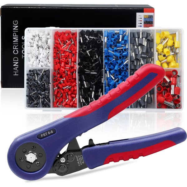 Pince à sertir et virole politiquement als, tube Bootlace, kit d'outils à main, pince à sertir d'électricien, pince de réparation de connexion de fil