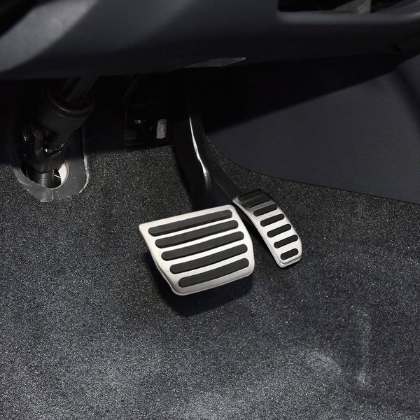 Für volvo s60 s60l v60 xc60 xc70 v70 s80 s80l fuß stütze pedal aus edelstahl gas & brems pedal rutsch feste polster abdeckung bei mt