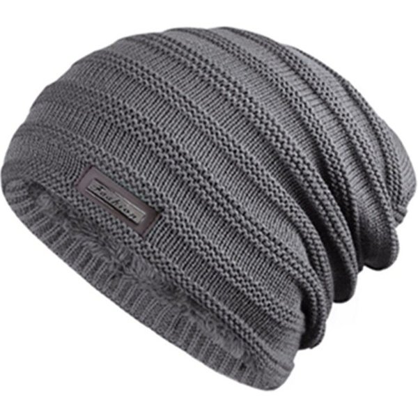 Neue Unisex Pelz Gefüttert Beanie Hut Warm Halten Winter Hut Dicke Weiche Stretch Hut Für Männer Und Frauen Mode Winter Kappe