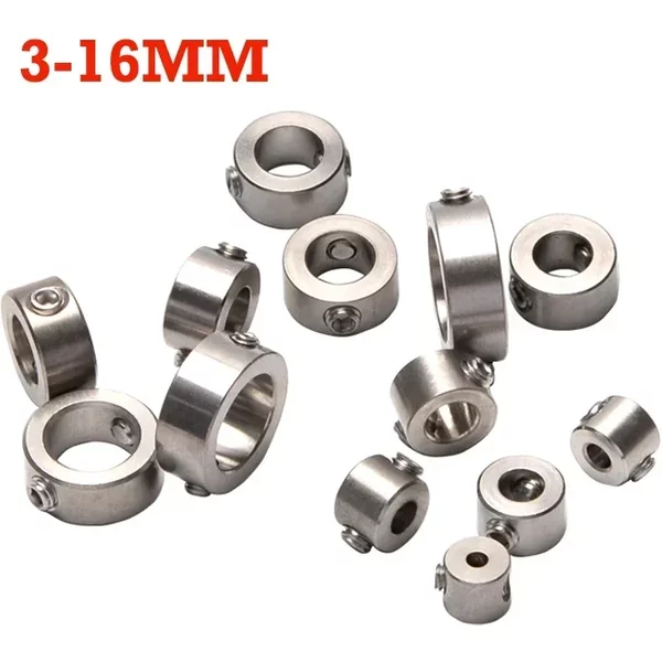 5 stücke 3-16mm Edelstahl Bohrer Stop Ring Bit Stellungswelle Kragen Set Schraube Zimmerei Bohrer Stopper holzbearbeitung Werkzeuge