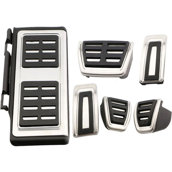 Stainless Steel Car Foot Fuel Pedal Brake Clutch Pedals Cover for Volkswagen VW Golf 7 GTI MK7 for Skoda Octavia A7 Accessories