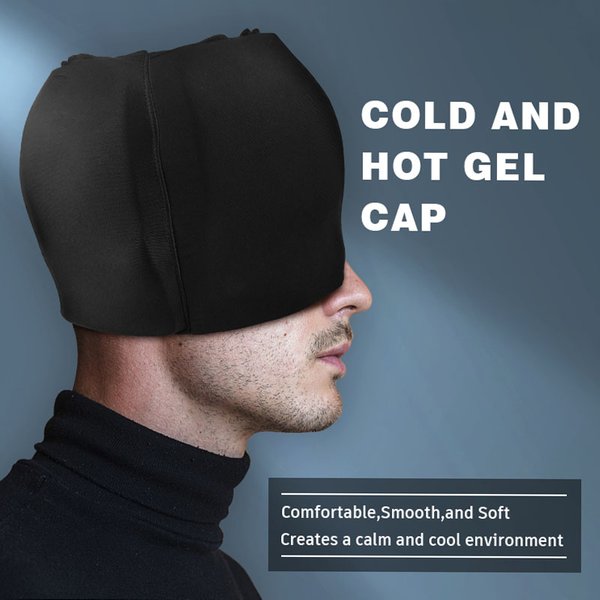 Bonnet de Énergie de Tête en Gel, Thérapie Chaude et Froide, Sauna, Maux, Migraines, Instituts, Pression Soulignée, Chapeau