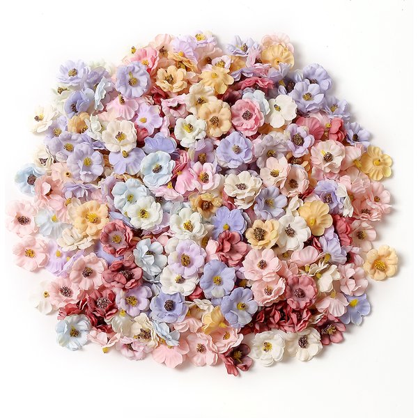30 Stück künstliche Mini-Rosenblumenköpfe aus Seide, künstliche Blumen für Zuhause, Dekoration, Hochzeitsdekoration, Bastelkranz, Geschenke, Zubehör