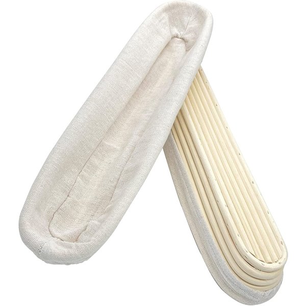 Panier anti-pâte, 3 tailles disponibles, Baguette Banneton, panier en rotin naturel, outils de cuisson de Fermentation pour boulangers à domicile