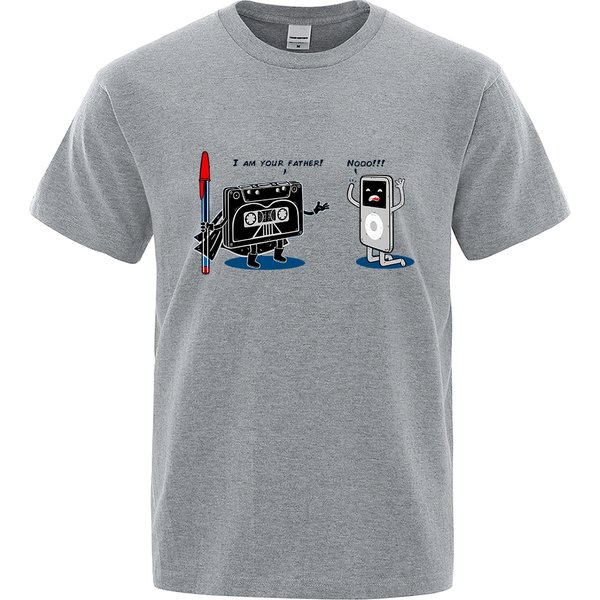 Lustige Musik Player Männlich Tops Sommer Lose T-Shirt Baumwolle Crewneck T-Shirt Hip Hop T Kleidung Hohe Qualität T-Shirts Mann Neue
