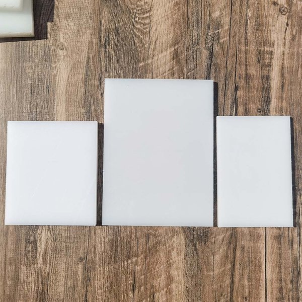 1 Stück perforierte Matte Board Gürtel Punch Nylon Matte Board Round Punch Leder graviert weiß Kunststoff Matte Board Punch Board hand gefertigt
