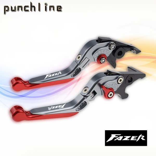 Leviers d'embrayage de frein extensibles pliants, jeu de poignées réglables, accessoires CNC, adaptés pour FZS1000 FAZER 2001-2005 FZS 1000 FAZER