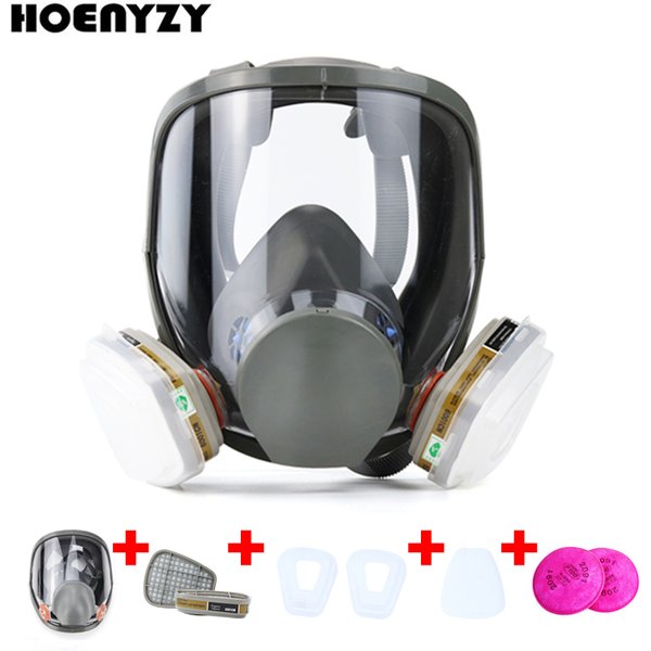 Anti-Fog 6800 Full Face Gas Mask Industrial Painting Spraying Respirator Safety Work Filter Formaldehyde Protection
