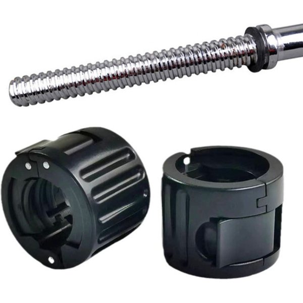 1 Paar Fitness-Langhantelklemmen, Stangenklemmen für Heim-Fitnessstudio, 23–26 mm/0,91–1,02 Zoll, Hanteln, tragbare Gewichtsstangen-Clips, Verriegelungsgewichtsklemmen