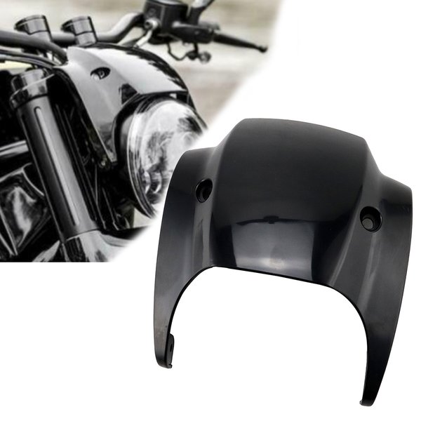 Couvercle de carénage extérieur noir pour phare avant de moto, pour Harley v-rod Night Rod Muscle 2012 – 2017
