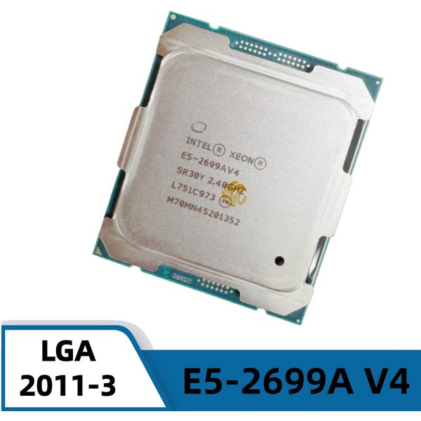 Xeon E5-2699AV4 CPU 22 Kerne 44 Threads 2,4GHz 55MB 145W LGA2011-3 E5 2699AV4 E5 2699A V4