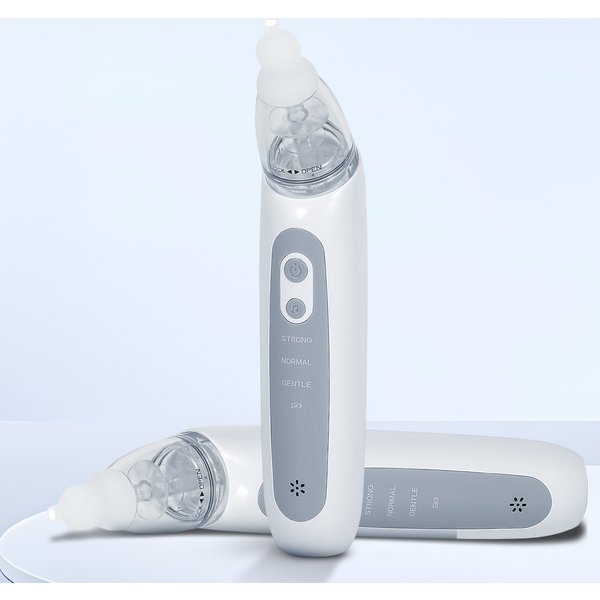 Aspirateur nasal pour bébé, aspirateur nasal électrique pour tout-petit, aspirateur nasal automatique avec musique et 3 embouts en silicone