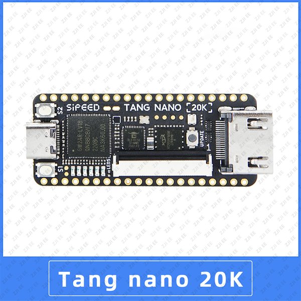 Sipeed Tang Nano 20K FPGA Entwicklungsboard RISC-V Linux Retro-Spielekonsole 64Mbit SDRAM Mehrfache Videoausgänge Optional mit Verlöteten Pins