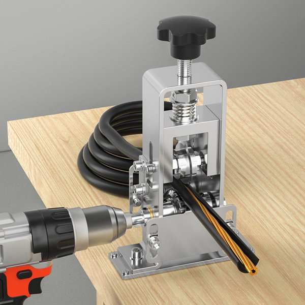 Manueller rotierender Abisolierer Profession elles Abisolier werkzeug 1-25mm Kabels chneide maschinen mit Handkurbel-Abisolier maschine