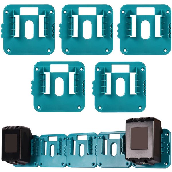 1/2/5 pièces support de batterie pour Makita 18V Li-ion batterie supports de stockage support de Dock adapté pour Makita BL1860 BL1850 BL1840 BL1830