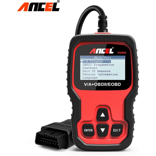 Ancel VD500 OBD2 Scanner automobile lecteur de Code système complet Airbag EPB réinitialiser l'huile OBD outils de Diagnostic de voiture pour VAG VW Audi Skoda