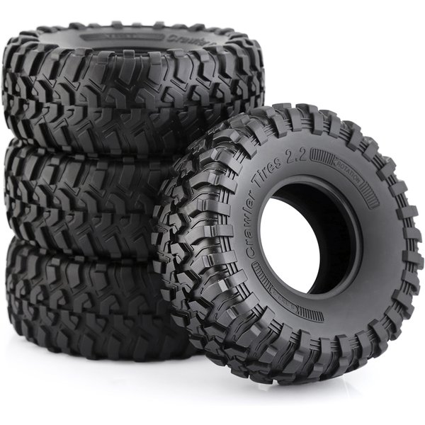 RC 130MM 2,2" Gummifelsen Reifen für 1:10 RC Rock Crawler Axial SCX10 Canyon Trail 105 Felgen TRX4 TRX6 # 8174